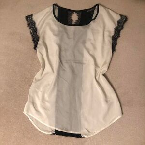 Express Sheer Lace Top